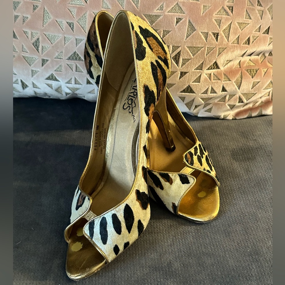 Carlos Pounce Brown Stilettos